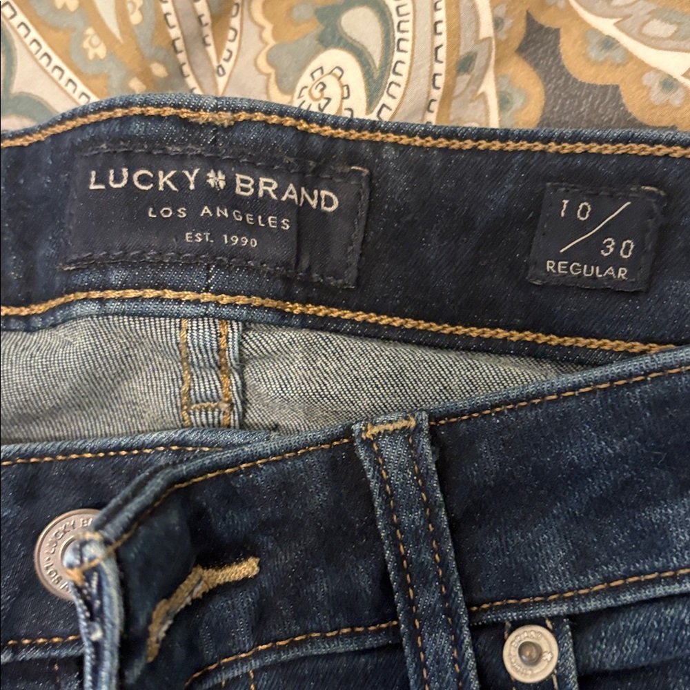 Lucky Brand Women's Dark Blue Boot Cut Jeans - Picture 3 of 6